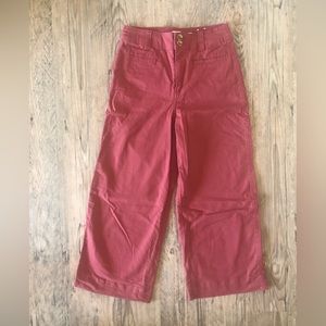 A New Day Coral Wide Leg Cropped Pants